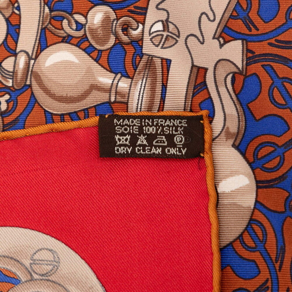 HERMES Black Silk Scarf - Picture 6 of 6